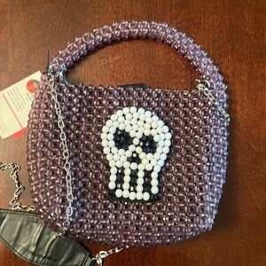 Beaded Halloween purse